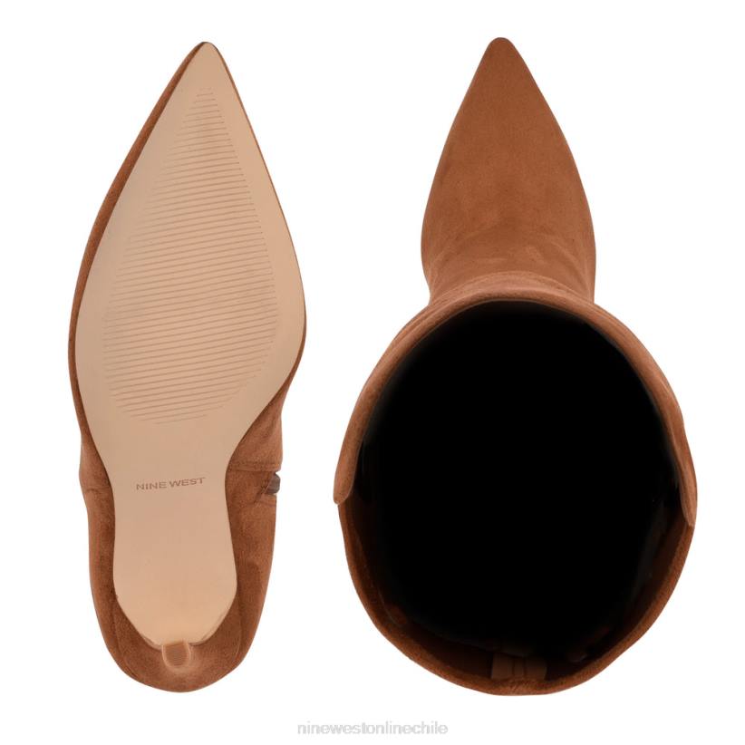 Nine West botas de tacón por encima de la rodilla Forbs 2Z2T1697 gamuza coñac Nine West shoes