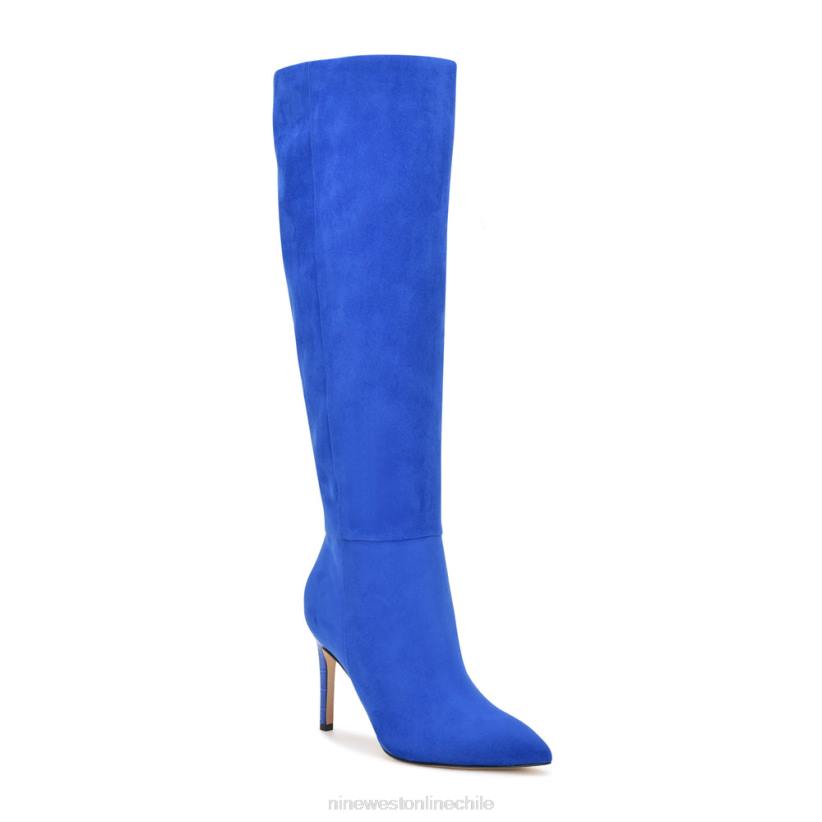 Nine West botas de tacón rico 2Z2T929 gamuza azul Nine West shoes