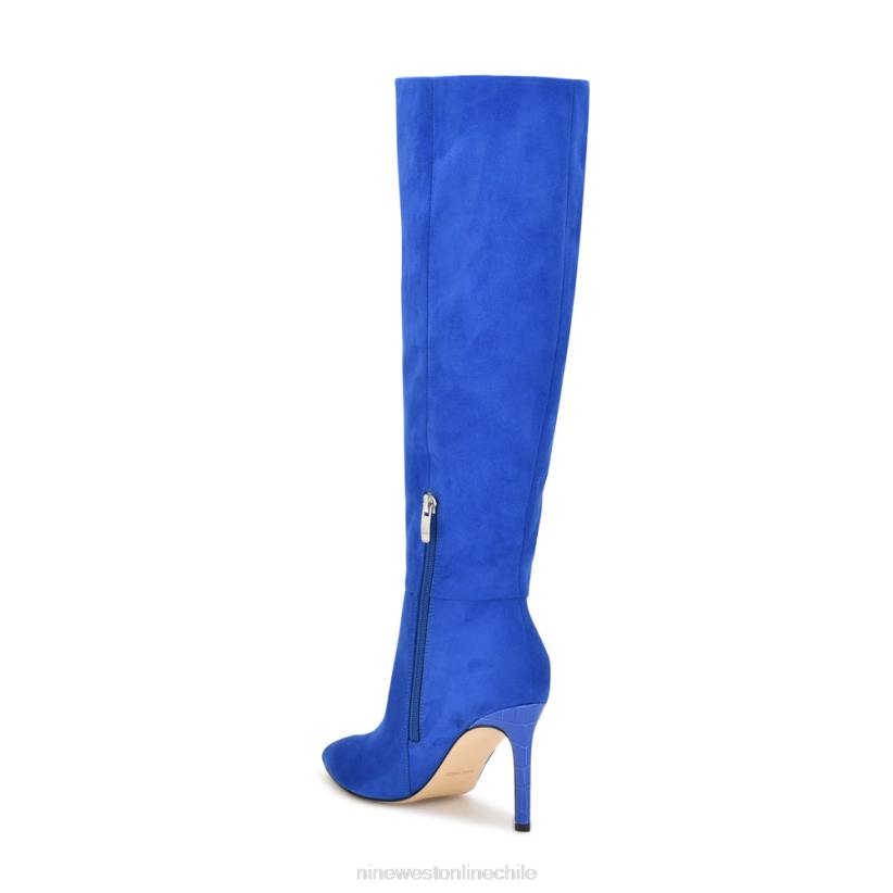 Nine West botas de tacón rico 2Z2T929 gamuza azul Nine West shoes