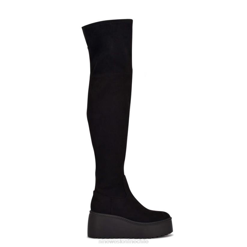 Nine West botas hojo con plataforma por encima de la rodilla 2Z2T2916 ante negro Nine West shoes