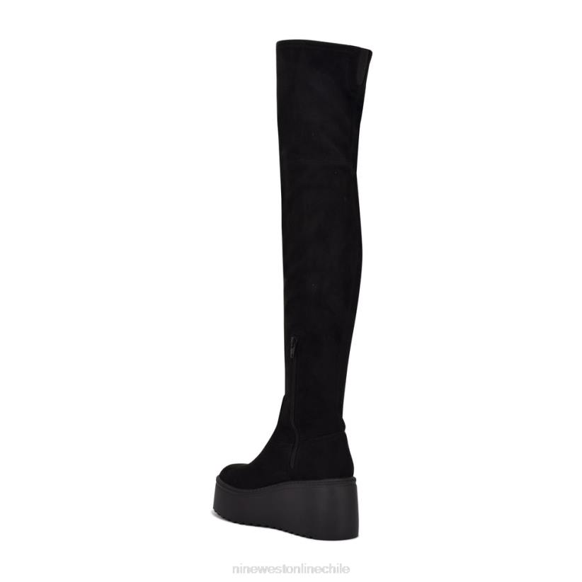 Nine West botas hojo con plataforma por encima de la rodilla 2Z2T2916 ante negro Nine West shoes