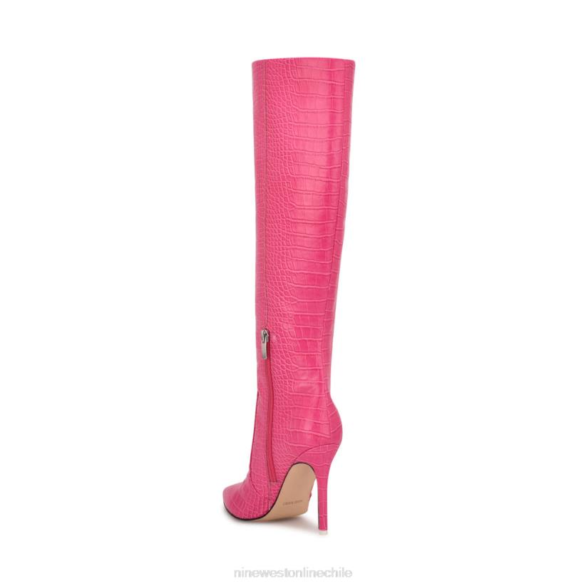 Nine West botas tacon taler 2Z2T913 cocodrilo rosa en relieve Nine West zapatillas chile