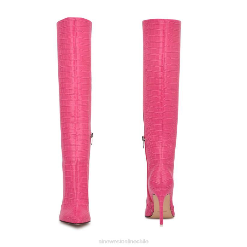 Nine West botas tacon taler 2Z2T913 cocodrilo rosa en relieve Nine West zapatillas chile