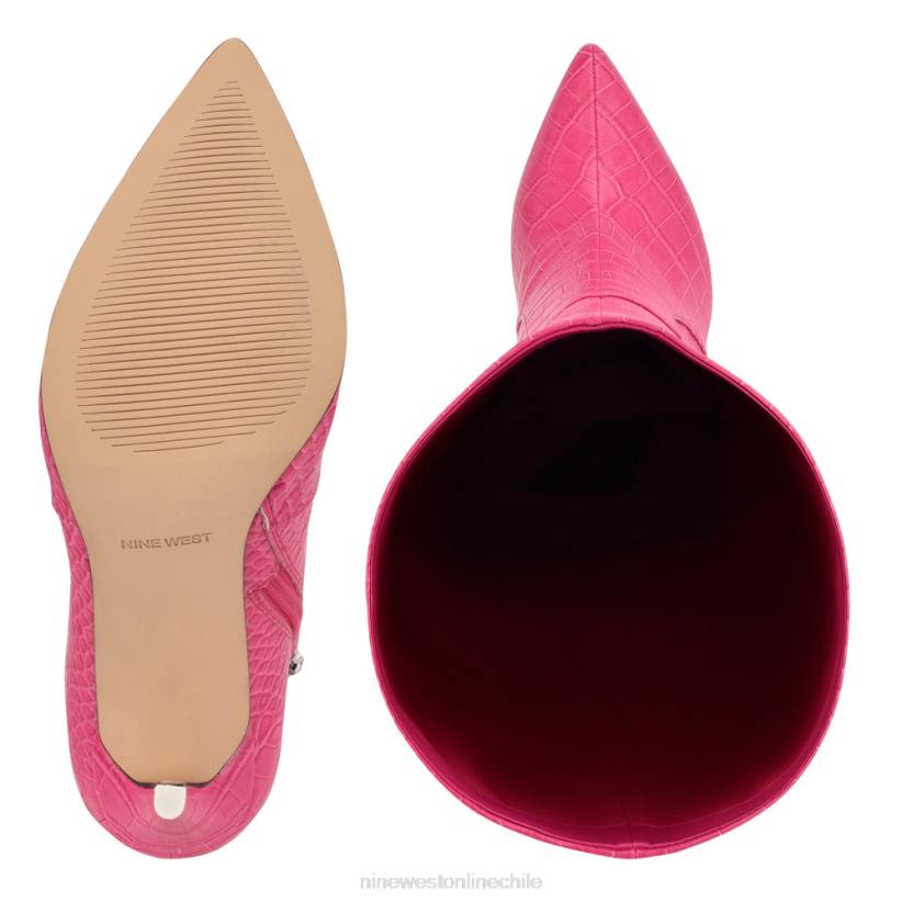 Nine West botas tacon taler 2Z2T913 cocodrilo rosa en relieve Nine West zapatillas chile