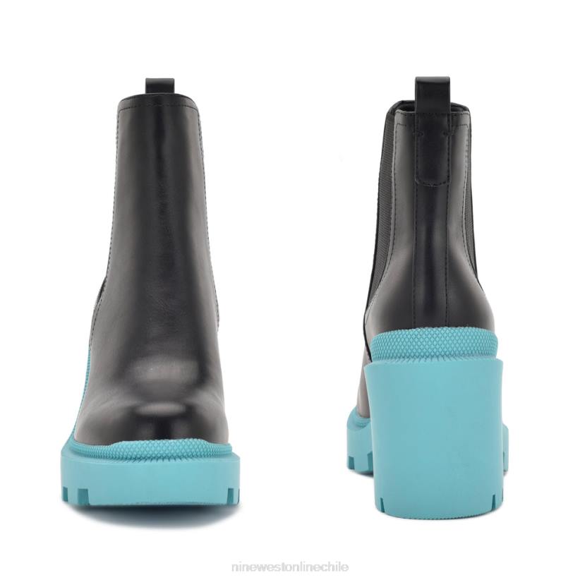 Nine West botines chelsea con suela de tacos 2Z2T940 negro/verde azulado Nine West cartera negra