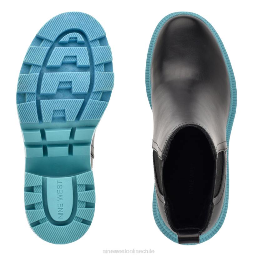 Nine West botines chelsea con suela de tacos 2Z2T940 negro/verde azulado Nine West cartera negra