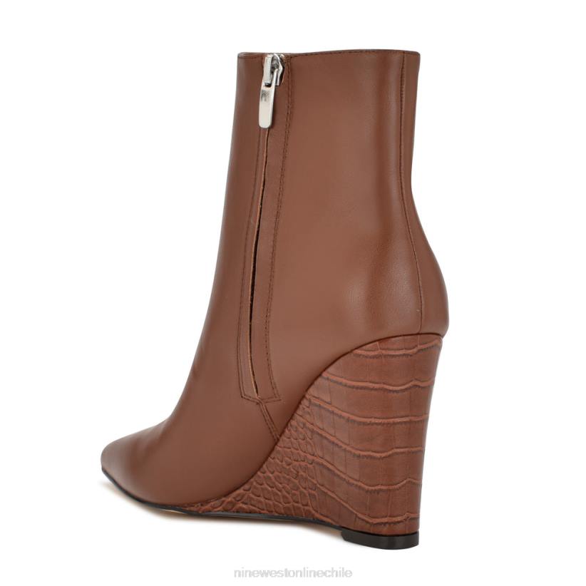Nine West botines con cuña paes 2Z2T1140 cuero marrón Nine West sandals