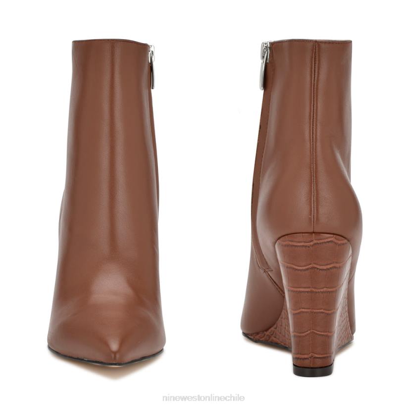 Nine West botines con cuña paes 2Z2T1140 cuero marrón Nine West sandals