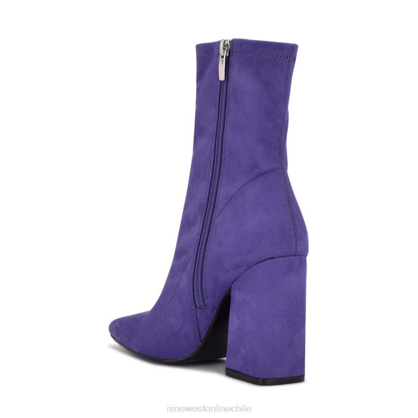 Nine West botines de tacón xrey 2Z2T944 gamuza morada Nine West chile carteras