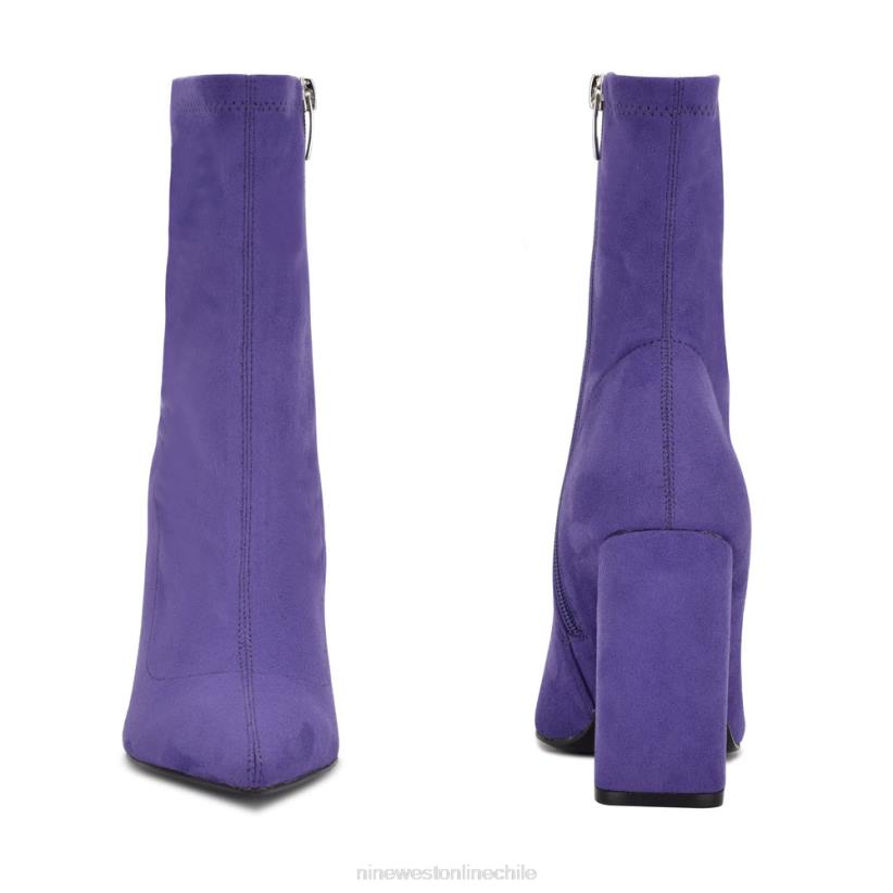 Nine West botines de tacón xrey 2Z2T944 gamuza morada Nine West chile carteras