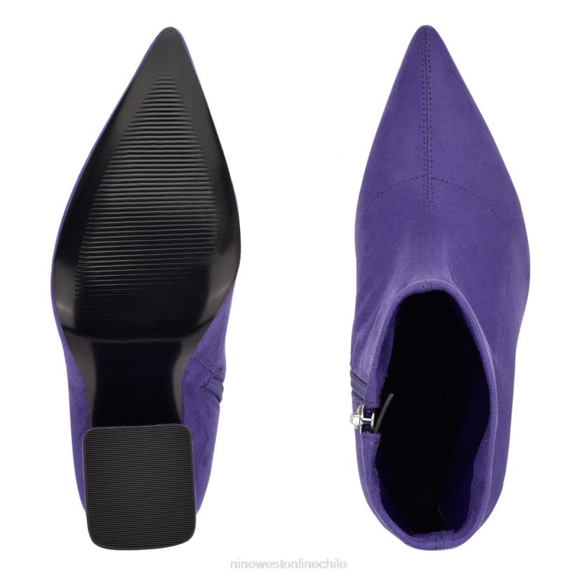 Nine West botines de tacón xrey 2Z2T944 gamuza morada Nine West chile carteras