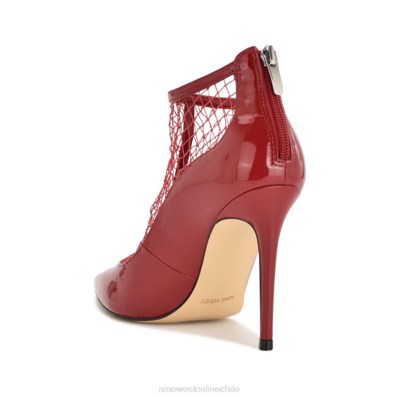 Nine West botines de vestir de rejilla 2Z2T1652 rojo charol/malla Nine West chile carteras