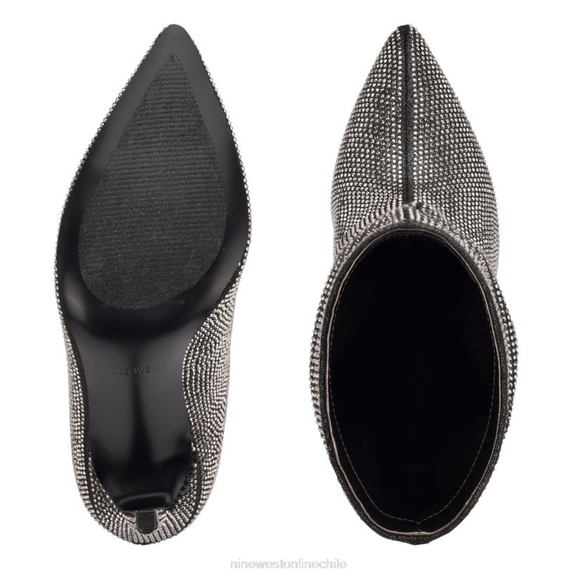 Nine West botines de vestir jenn 2Z2T1868 gamuza plateada brillante Nine West chile carteras