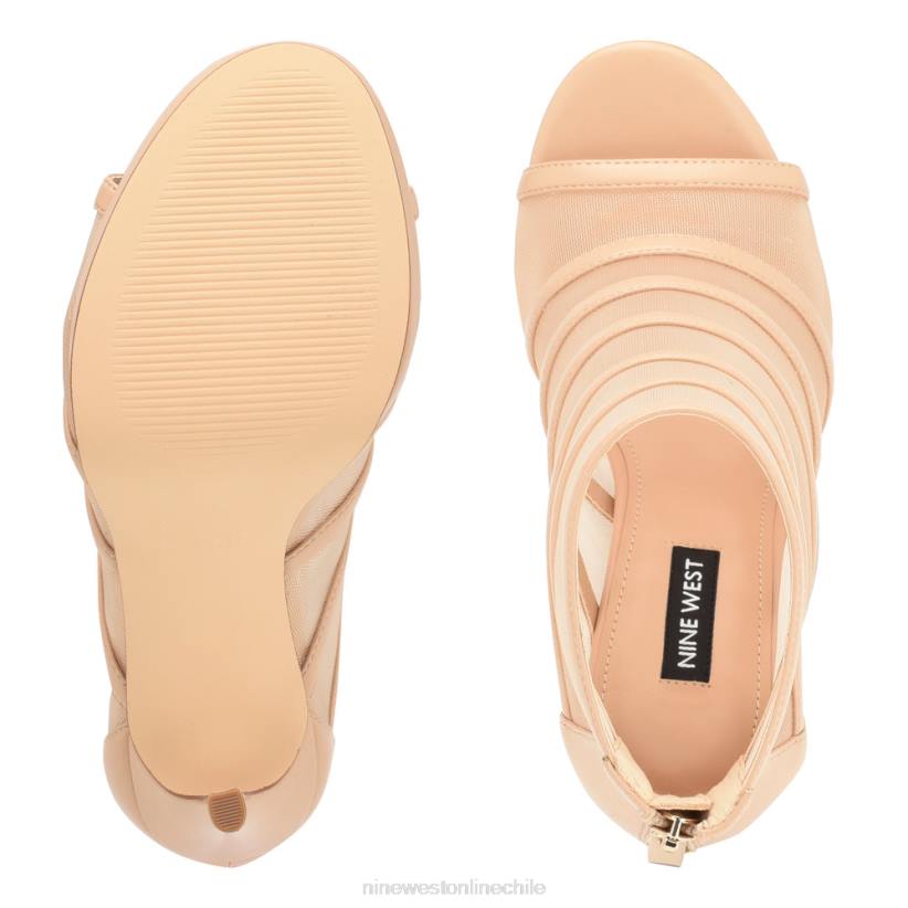 Nine West botines peep toe de malla larang 2Z2T1780 rubor cálido Nine West cartera negra