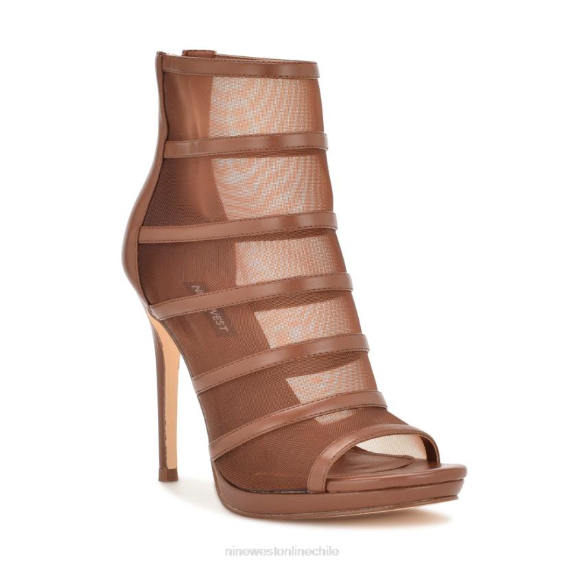 Nine West botines peep toe de malla larang 2Z2T1781 marrón medio Nine West shoes