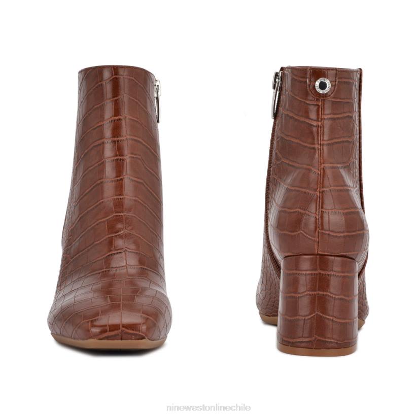 Nine West botines vivy de tacón 9x9 2Z2T2905 cocodrilo marrón Nine West sandals