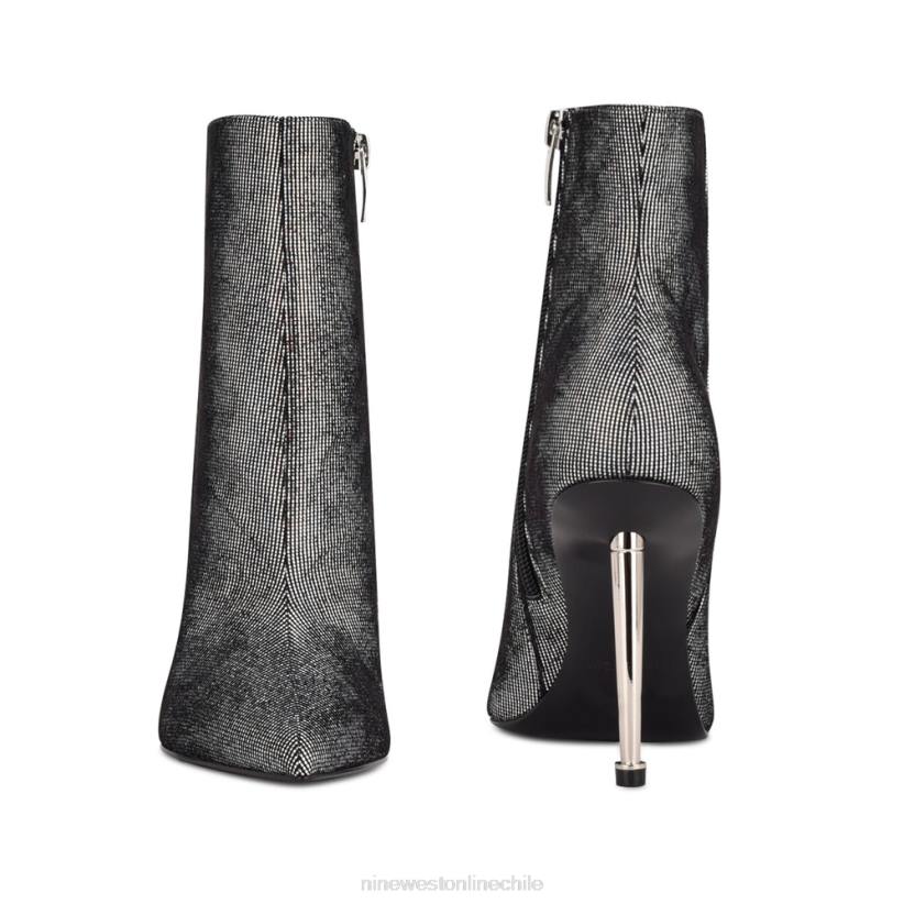 Nine West probando botines de vestir 2Z2T1861 holográfica de plata Nine West zapatillas chile