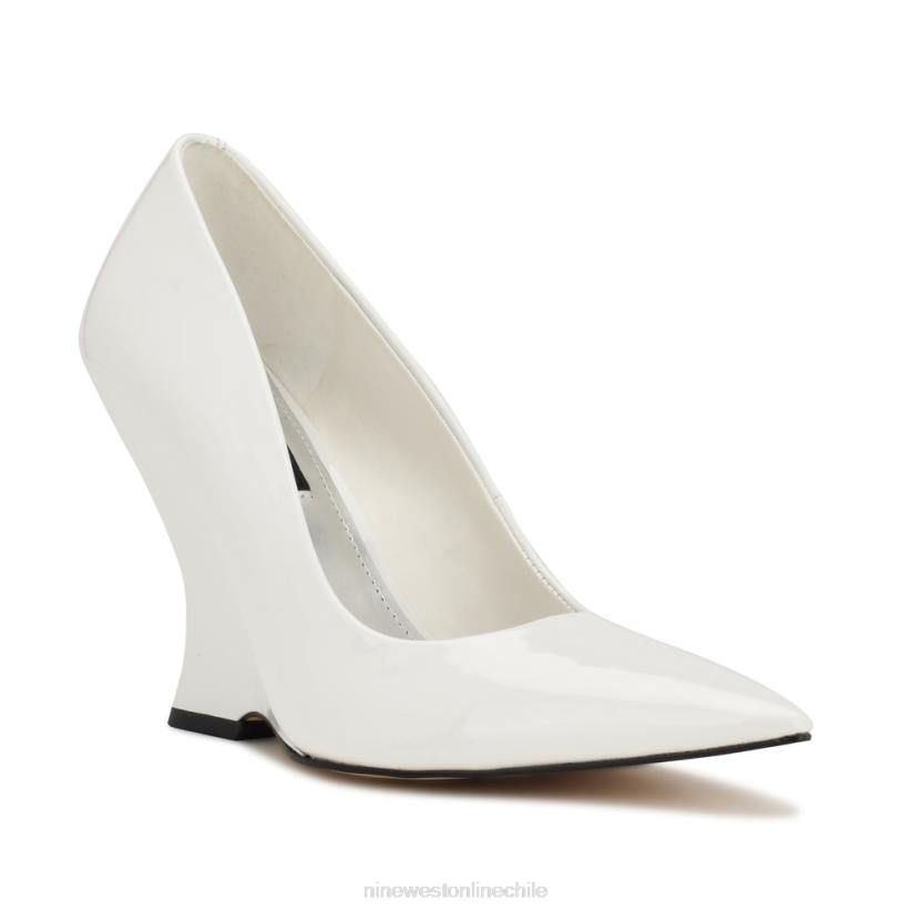 Nine West cuñas con punta puntiaguda eaava 2Z2T1136 patente blanca Nine West chile carteras