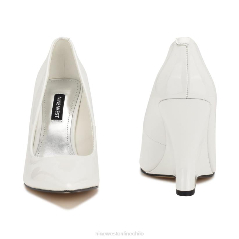 Nine West cuñas con punta puntiaguda eaava 2Z2T1136 patente blanca Nine West chile carteras