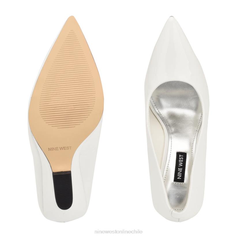 Nine West cuñas con punta puntiaguda eaava 2Z2T1136 patente blanca Nine West chile carteras