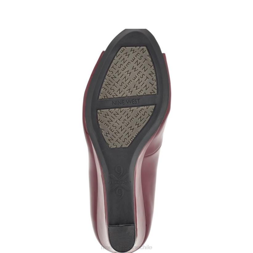 Nine West cuñas de vestir tipo capa 9x9 2Z2T1135 patente de ciruela Nine West zapatillas chile