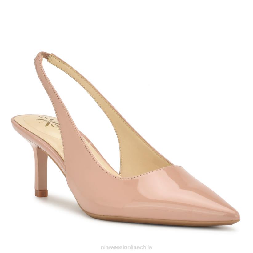 Nine West zapatos de tacón Kately 9x9 2Z2T1089 patente apenas desnuda Nine West chile outlet
