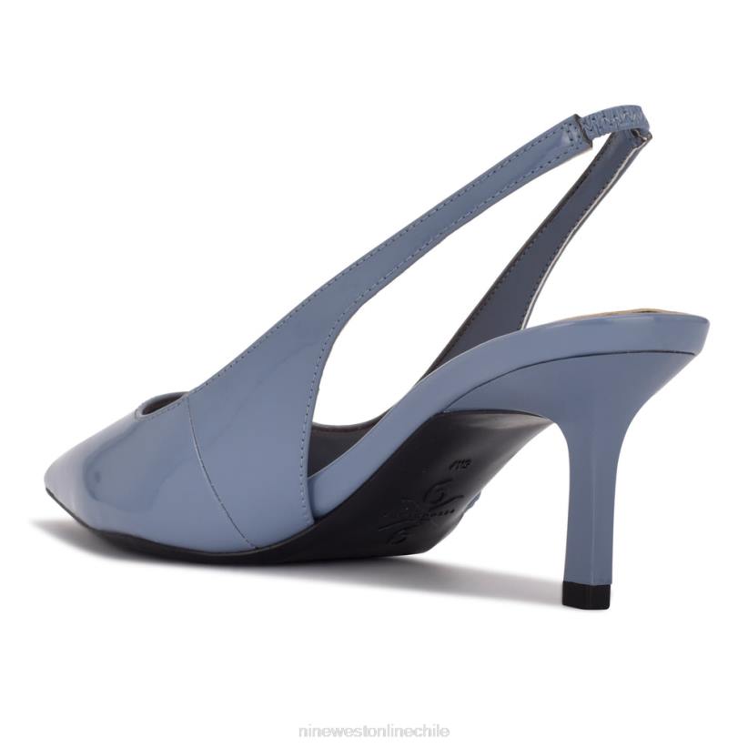 Nine West zapatos de tacón Kately 9x9 2Z2T1105 verde azulado Nine West zapatillas chile