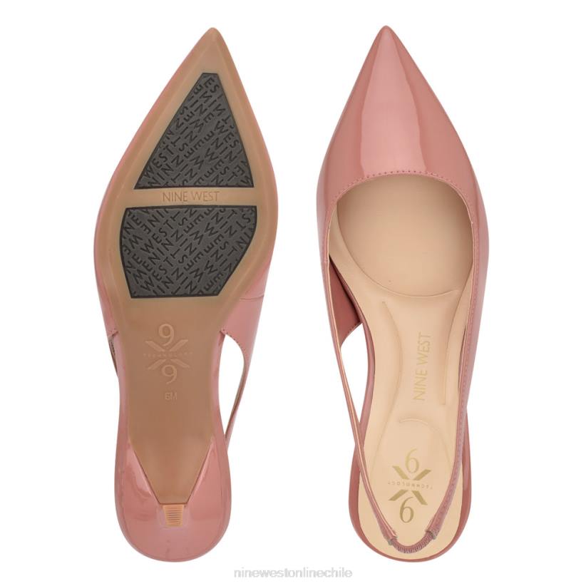 Nine West zapatos de tacón Kately 9x9 2Z2T1107 rosa metalizado Nine West chile outlet
