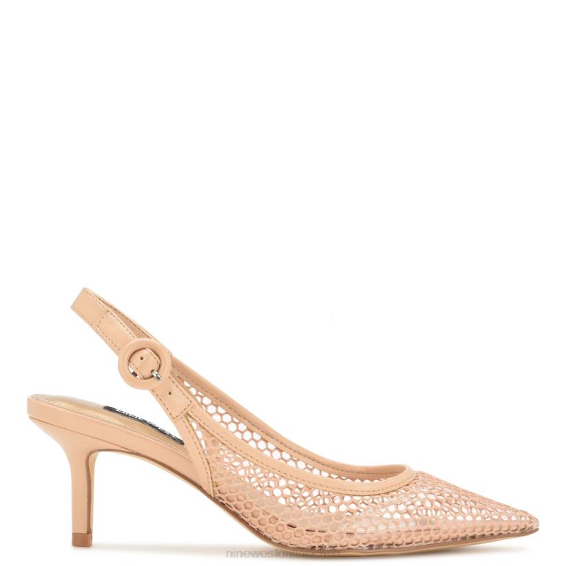 Nine West zapatos de tacón con tira trasera de malla 2Z2T1406 rubor cálido/claro Nine West chile carteras