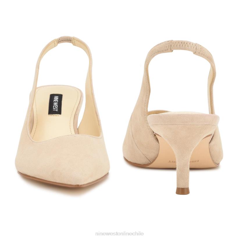 Nine West zapatos de tacón nataly 2Z2T1155 gamuza apenas desnuda Nine West chile outlet
