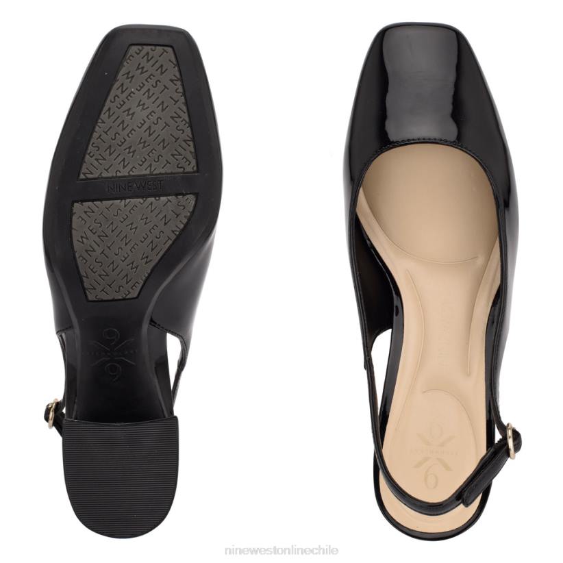 Nine West zapatos de tacón vila 9x9 2Z2T1103 charol negro Nine West shoes