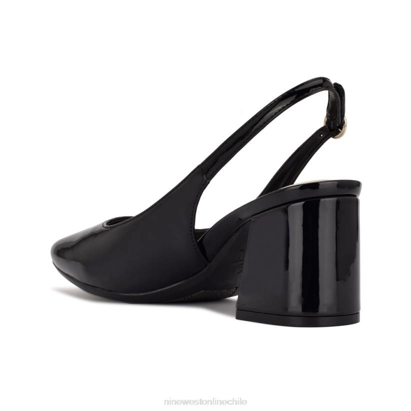 Nine West zapatos de tacón vila 9x9 2Z2T2153 charol negro Nine West shoes