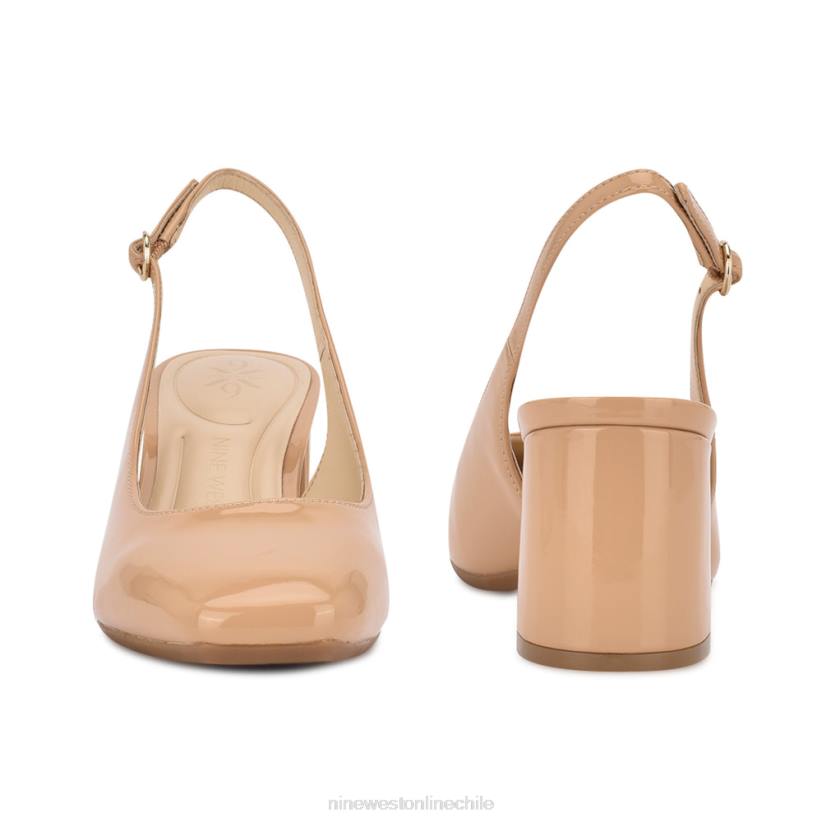 Nine West zapatos de tacón vila 9x9 2Z2T2154 patente apenas desnuda Nine West sandals