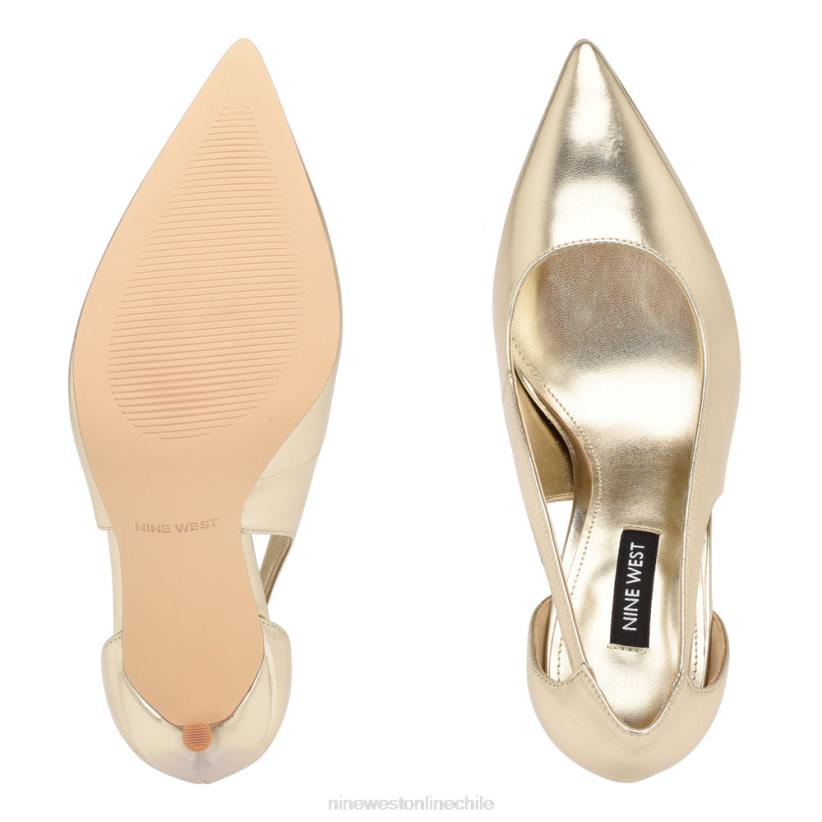 Nine West bombas recortadas favoritas 2Z2T1270 platino Nine West cartera negra