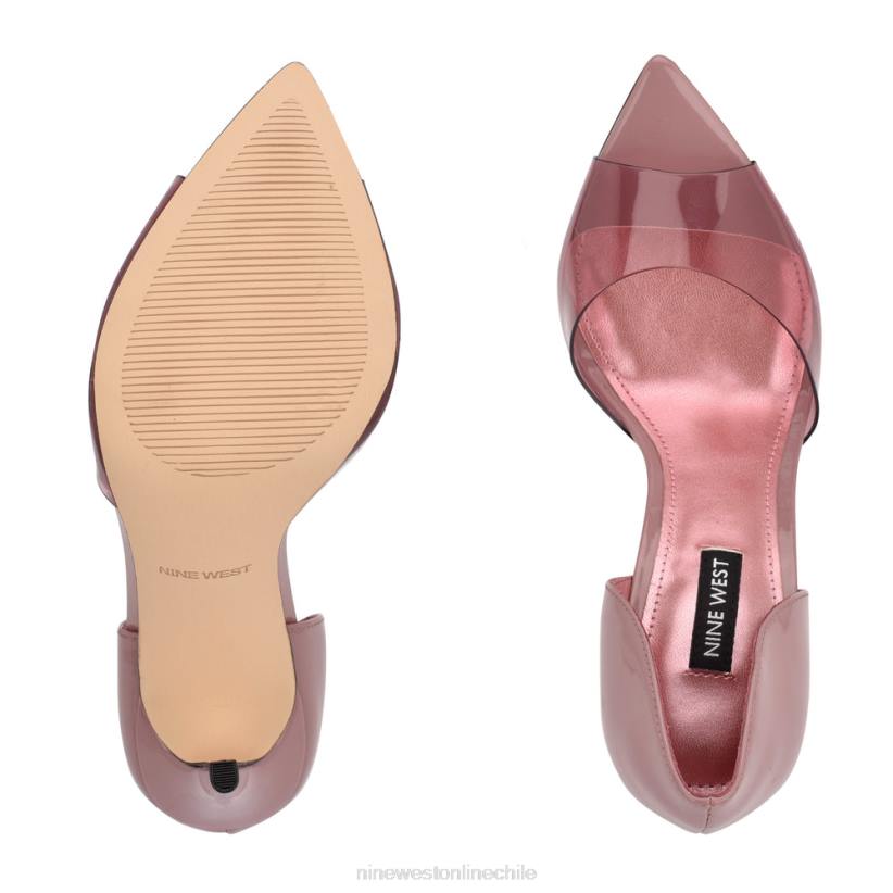 Nine West precio de bombas peep toe 2Z2T1310 charol rosa/claro Nine West chile carteras