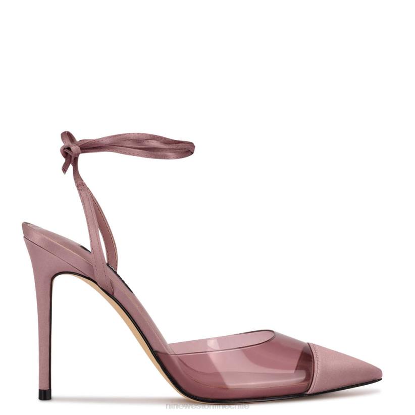 Nine West zapatos de tacón Ferest con envoltura en el tobillo 2Z2T1361 rosa/claro Nine West shoes