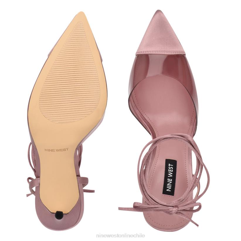 Nine West zapatos de tacón Ferest con envoltura en el tobillo 2Z2T1361 rosa/claro Nine West shoes