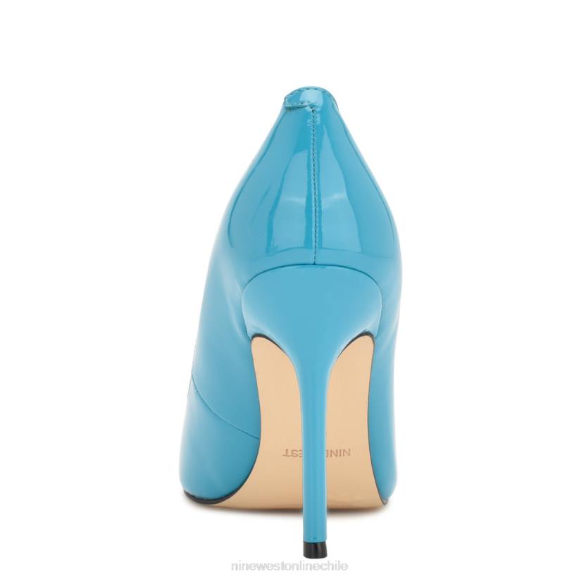 Nine West zapatos de tacón con punta puntiaguda bliss 2Z2T1263 charol azul agua Nine West chile outlet