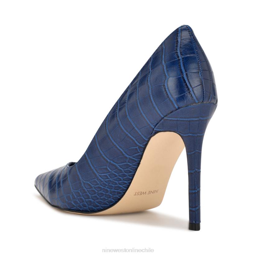Nine West zapatos de tacón con punta puntiaguda flava 2Z2T1369 azul oscuro/cocoro Nine West zapatillas chile