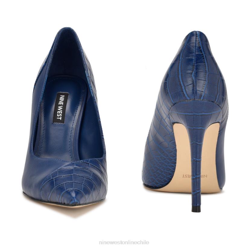 Nine West zapatos de tacón con punta puntiaguda flava 2Z2T1369 azul oscuro/cocoro Nine West zapatillas chile
