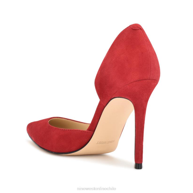 Nine West zapatos de tacón con puntera puntiaguda followe d\'orsay 2Z2T1305 gamuza roja Nine West chile outlet