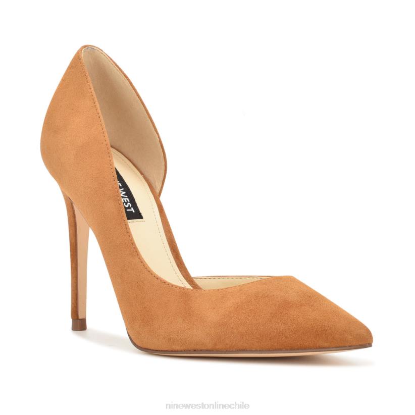 Nine West zapatos de tacón con puntera puntiaguda followe d\'orsay 2Z2T1325 gamuza natural oscura Nine West shoes