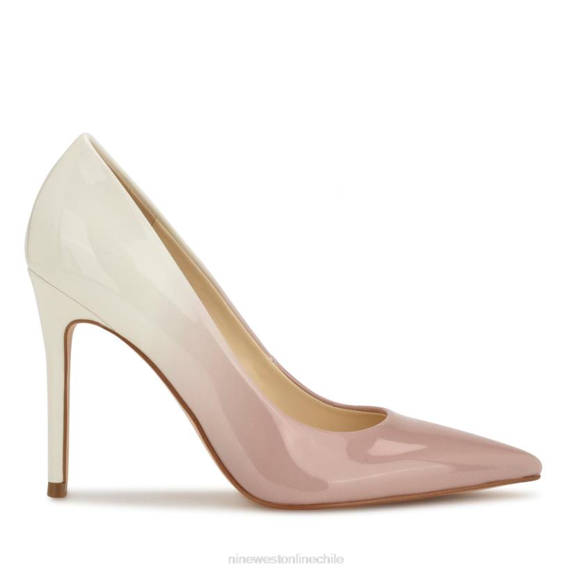 Nine West zapatos de tacón frescos con punta puntiaguda 2Z2T1259 ombre blanco apenas desnudo Nine West shoes