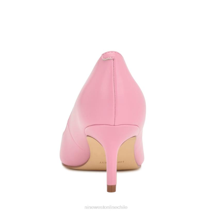 Nine West zapatos de tacón con punta puntiaguda arlene 2Z2T1156 rosa Nine West cartera negra