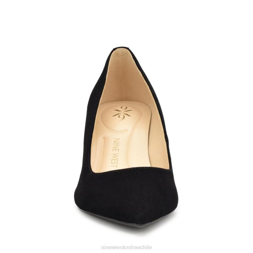 Nine West zapatos de tacón con punta puntiaguda kuna 9x9 2Z2T1152 ante negro Nine West sandals
