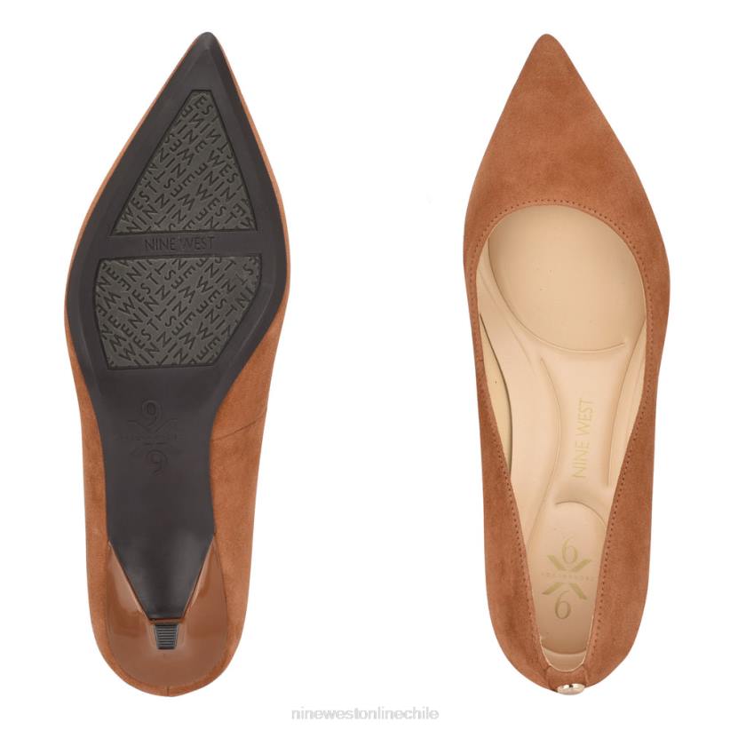 Nine West zapatos de tacón con punta puntiaguda kuna 9x9 2Z2T1174 gamuza coñac Nine West cartera negra