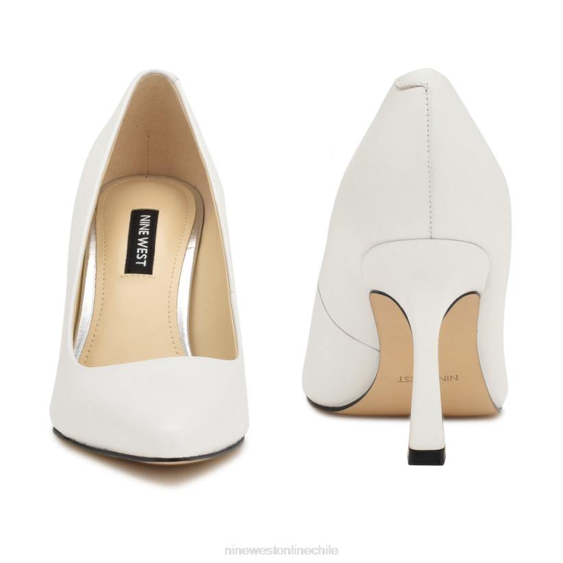 Nine West tipo zapatos de tacón con punta puntiaguda 2Z2T1191 cuero blanco Nine West chile outlet