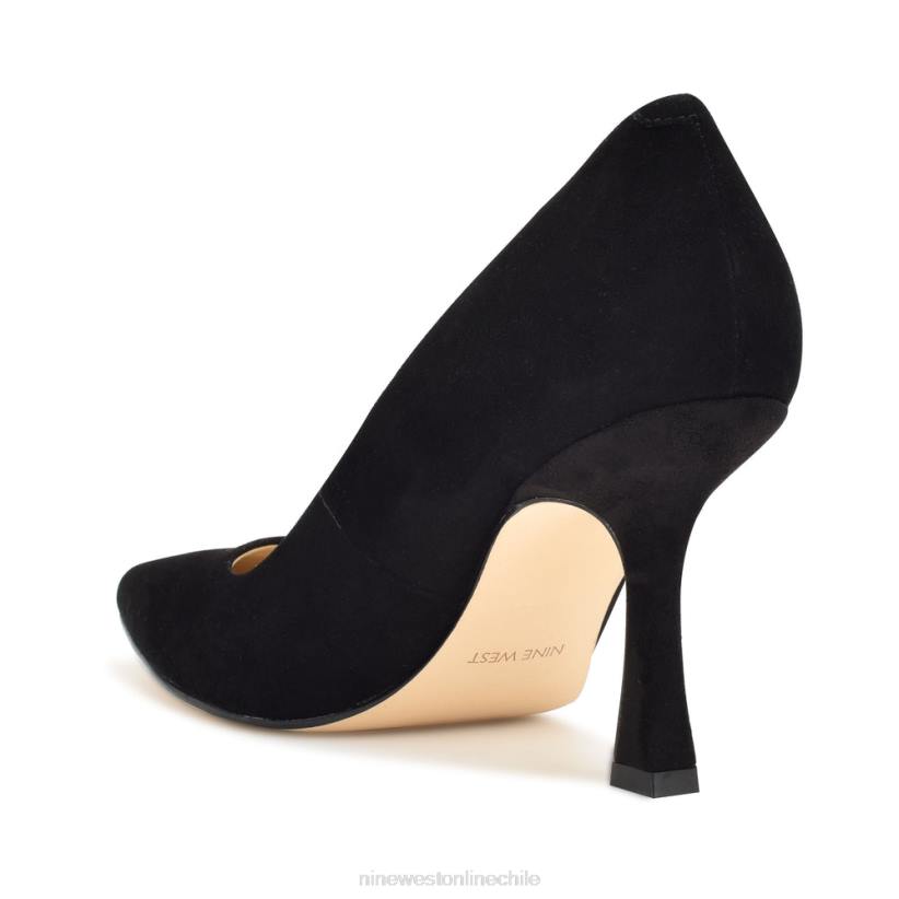Nine West tipo zapatos de tacón con punta puntiaguda 2Z2T1192 ante negro Nine West cartera negra