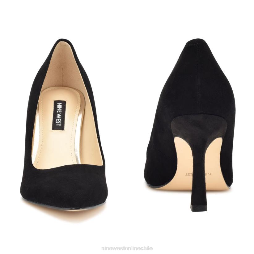 Nine West tipo zapatos de tacón con punta puntiaguda 2Z2T1192 ante negro Nine West cartera negra