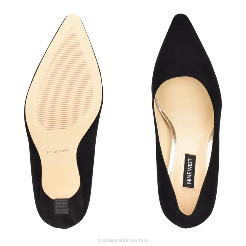 Nine West tipo zapatos de tacón con punta puntiaguda 2Z2T1192 ante negro Nine West cartera negra